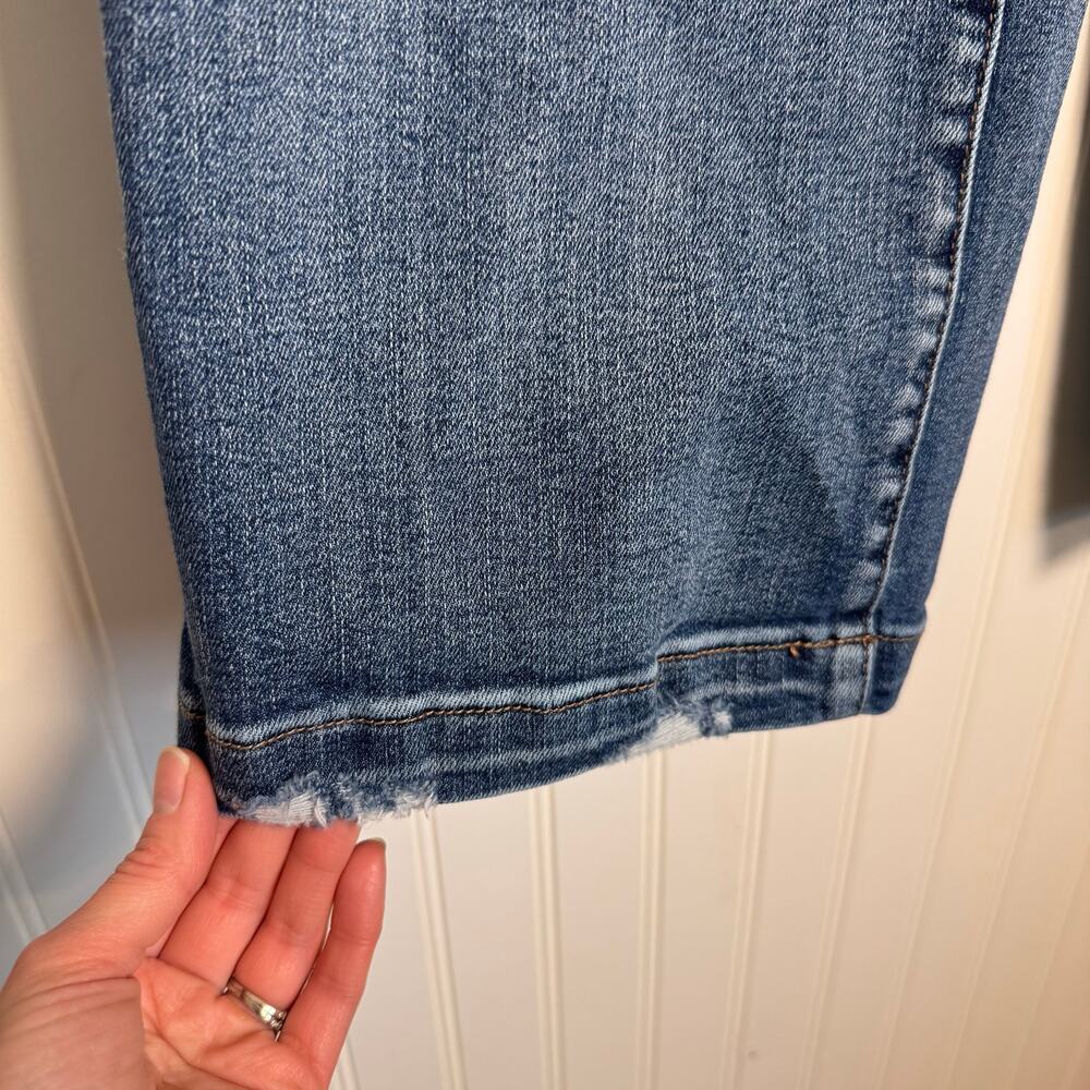 Judy Blue High-Rise Wide Leg Cropped Denim Jeans Women’s Size 9/29 - Picture 11 of 12